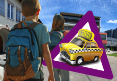 Achtung Elterntaxi